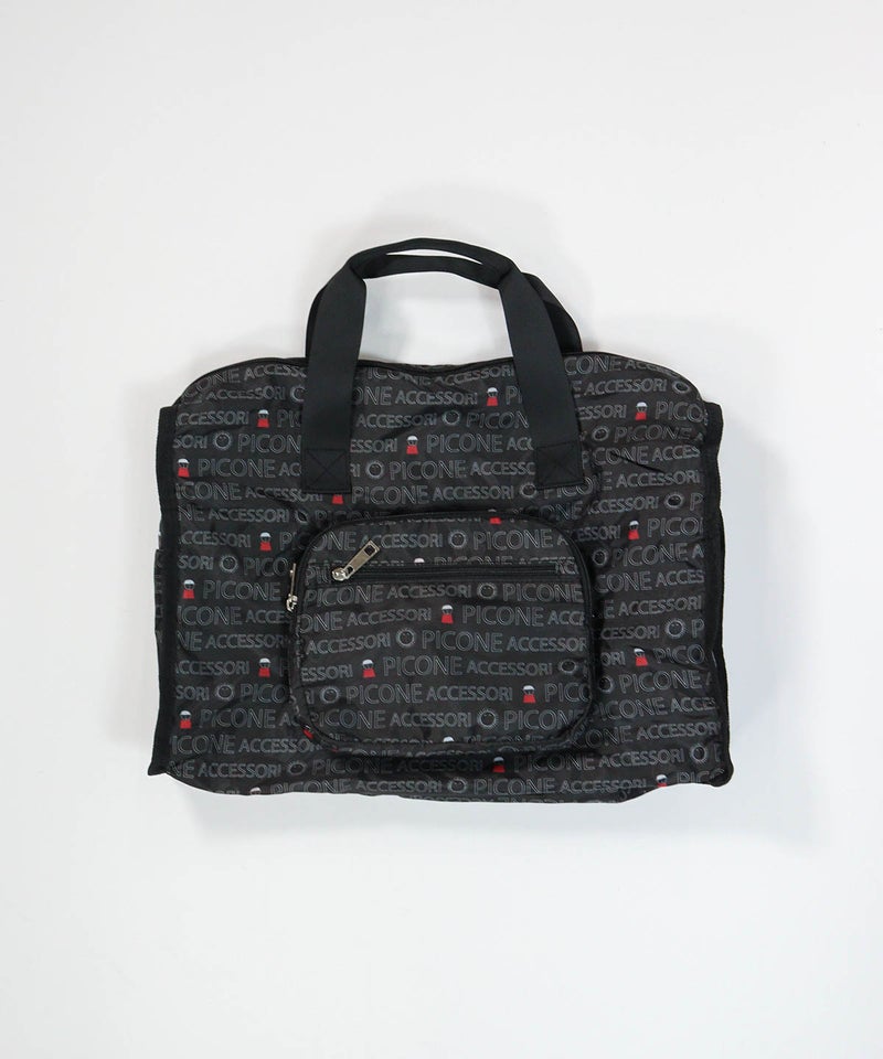 折りたたみボストンバッグ（ブラック）前