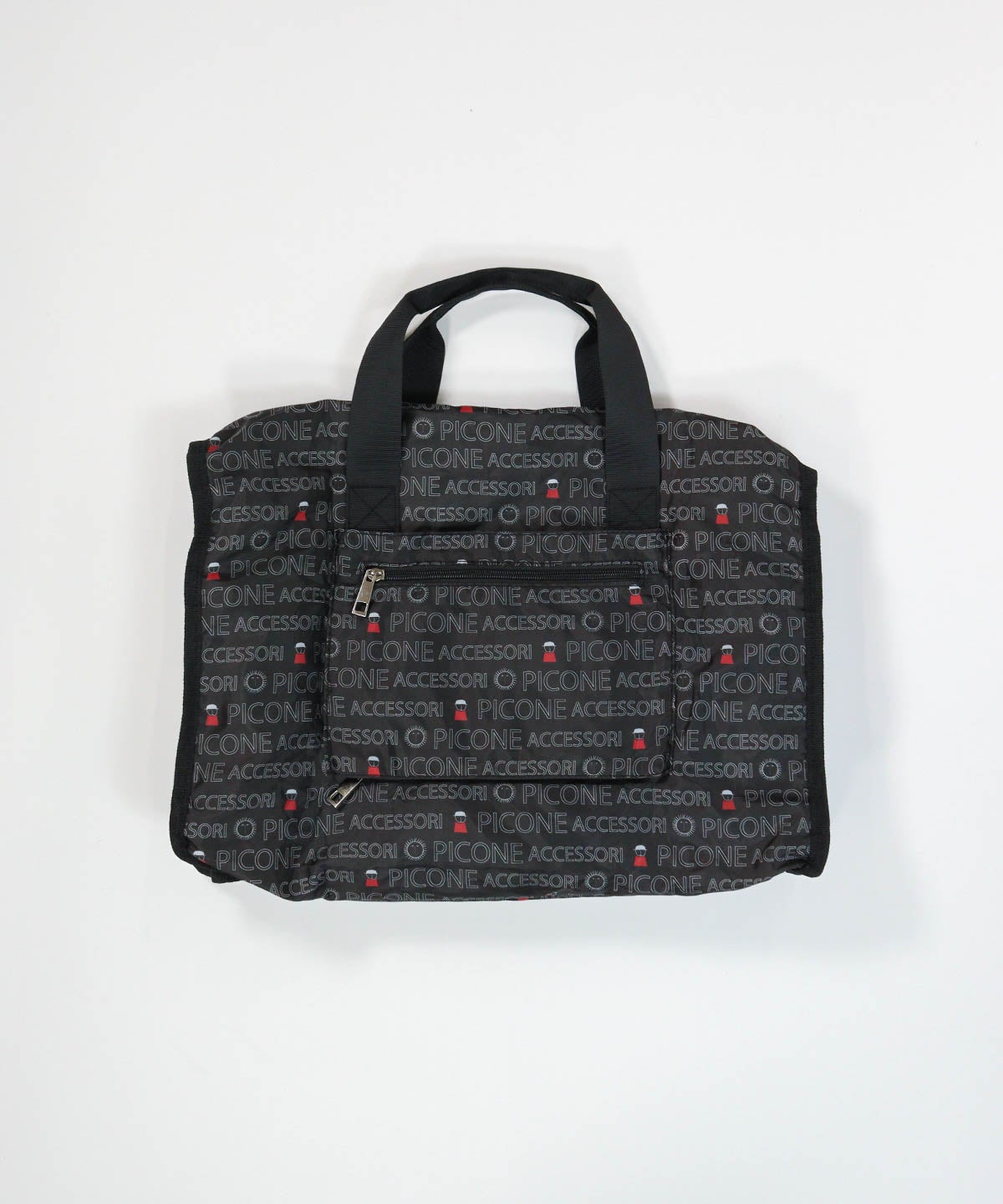 折りたたみボストンバッグ（ブラック）後ろ