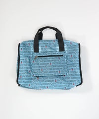 折りたたみボストンバッグ（ブルー）後ろ