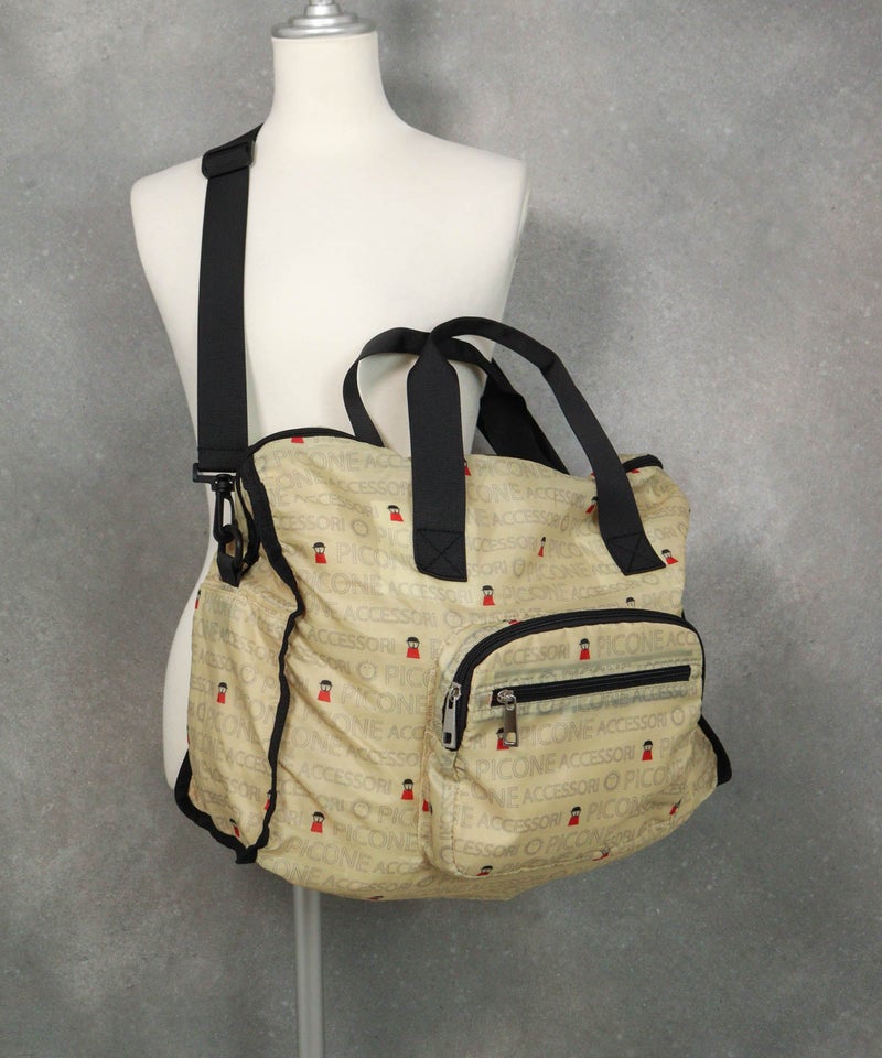 バッグ斜めがけイメージ（ベージュ）