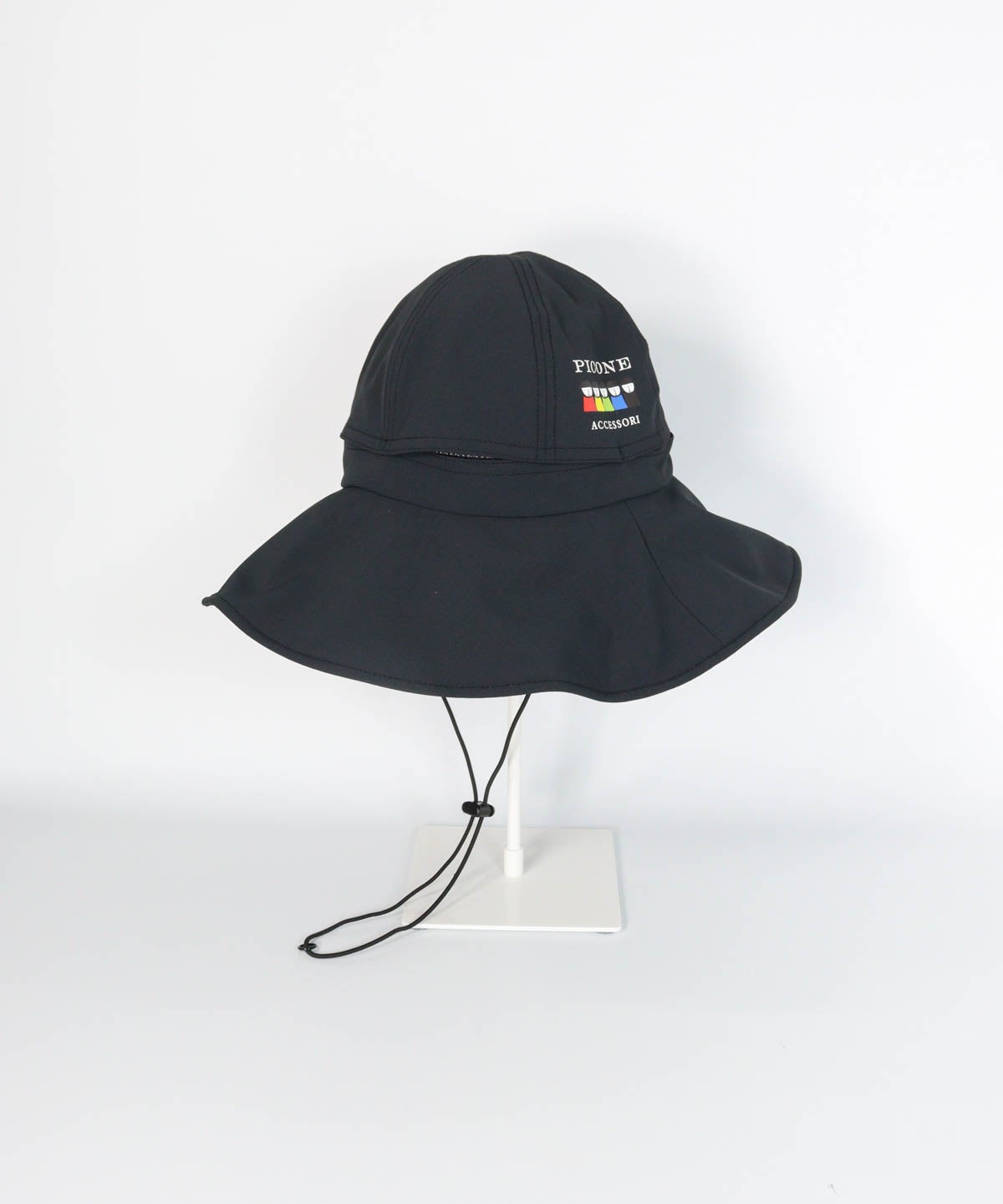 ポーチ付き3WAYハット・ハット単体（ブラック）前