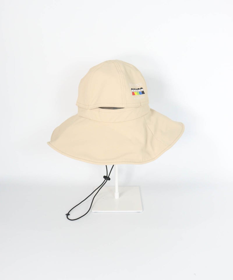 ポーチ付き3WAYハット・ハット単体（ベージュ）前