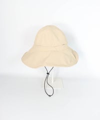 ポーチ付き3WAYハット・ハット単体（ベージュ）後ろ