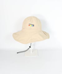 ポーチ付き3WAYハット・ハット単体（ベージュ）横