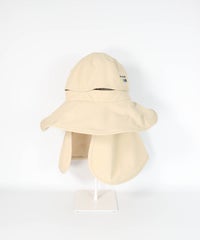 サンシェード付ハット（ベージュ）前