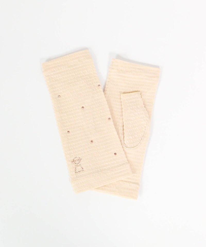 ドットストーンUVアームカバー(ベージュ)