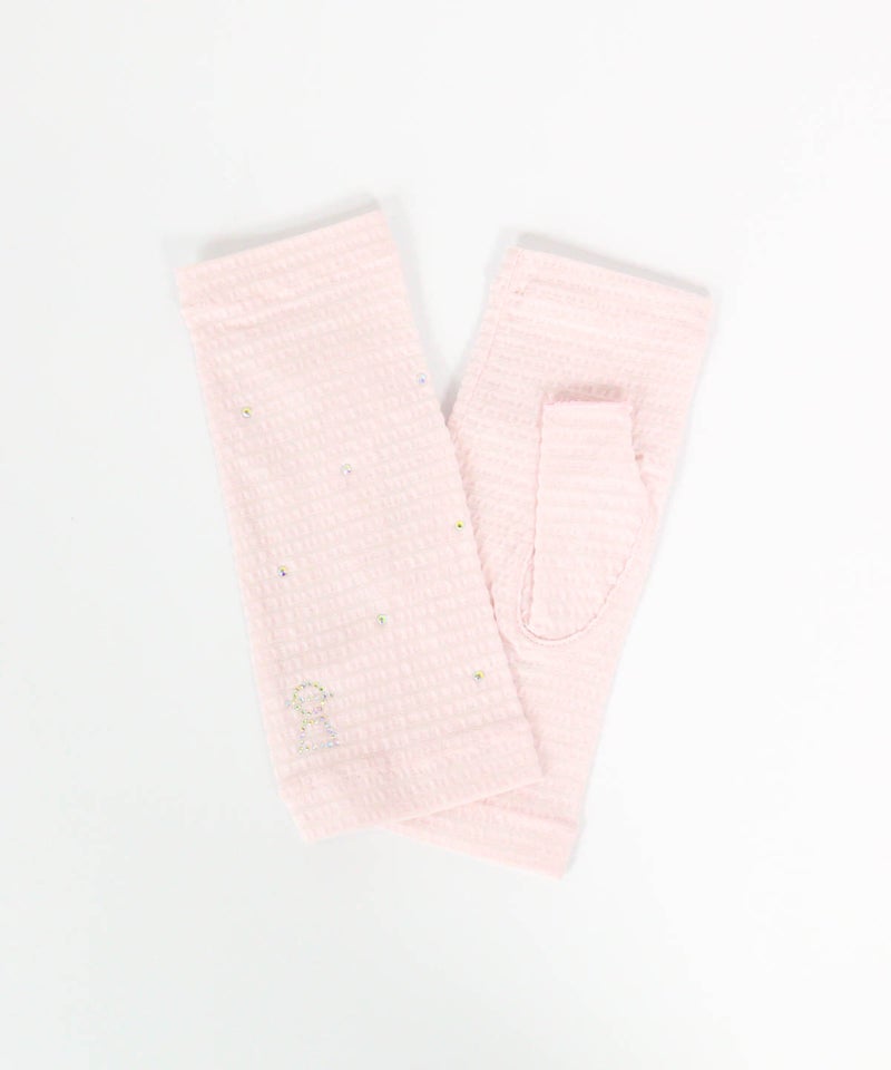 ドットストーンUVアームカバー(ピンク)