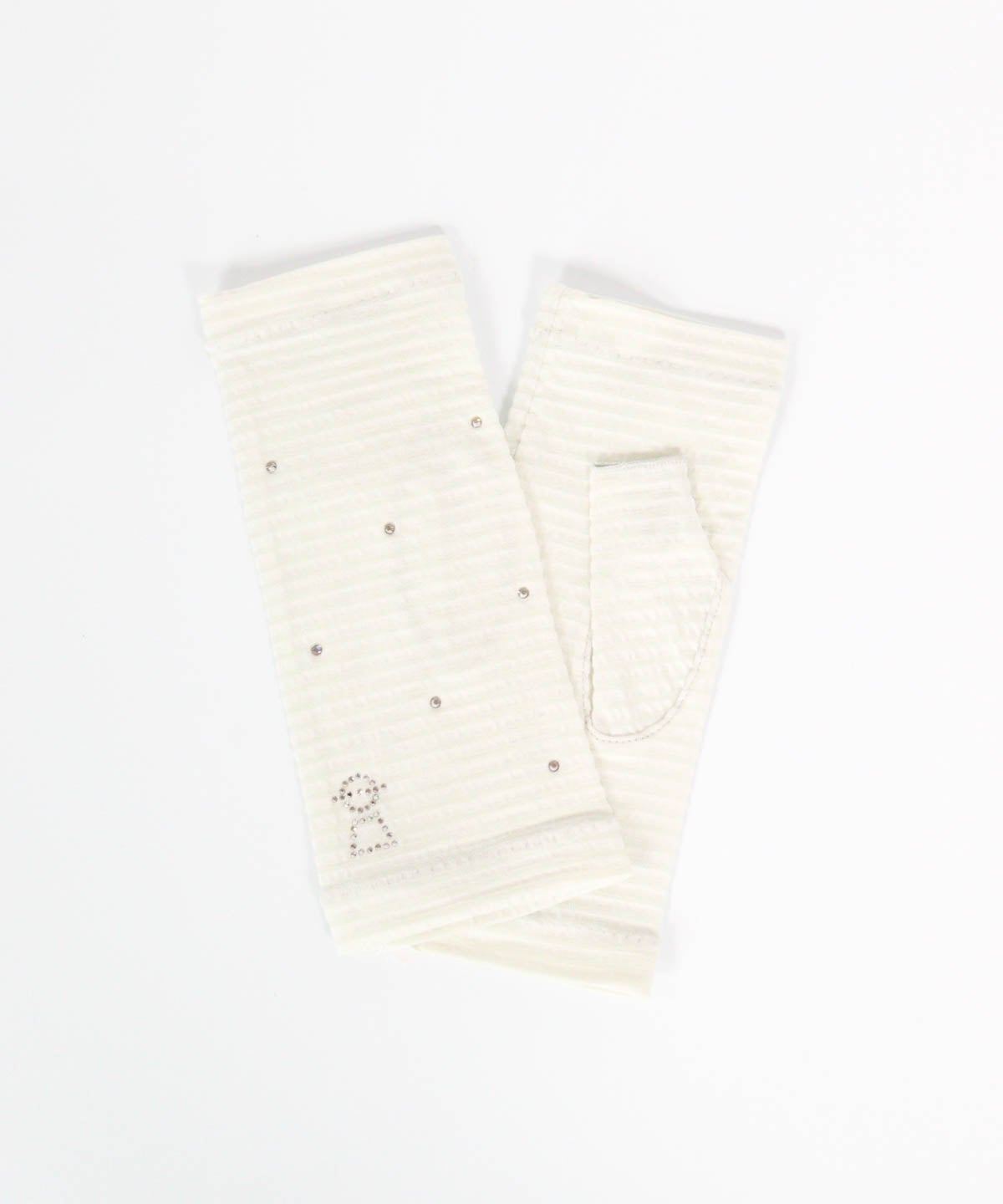 ドットストーンUVアームカバー(ホワイト)