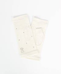 ドットストーンUVアームカバー(ホワイト)