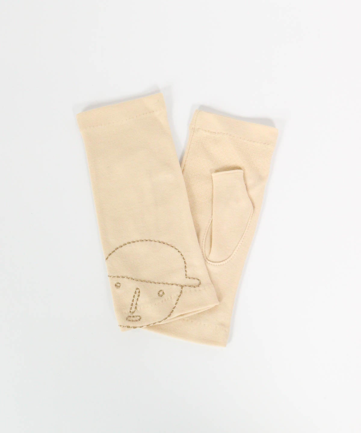 ピコステッチUVアームカバー(ベージュ)