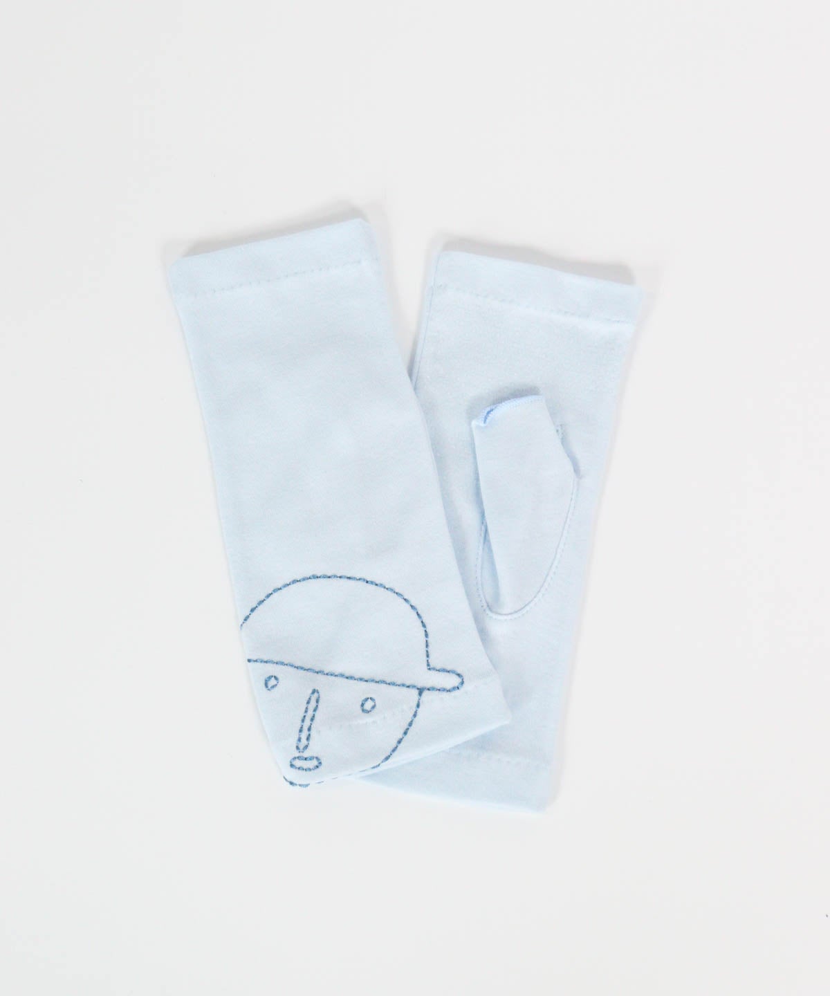 ピコステッチUVアームカバー(ライトブルー)