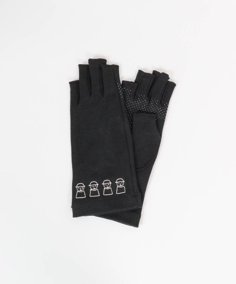 ラインピコUV手袋(ブラック)