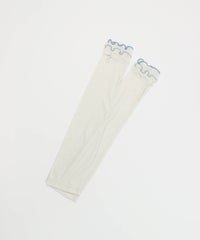 メローフリルUV冷感アームカバー(ライトグレー)