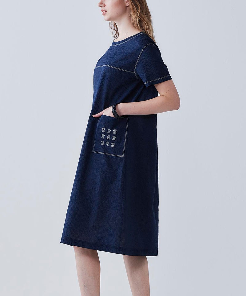 モデル着用画像(ネイビー)