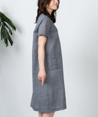 モデル着用画像（グレイッシュブルー）