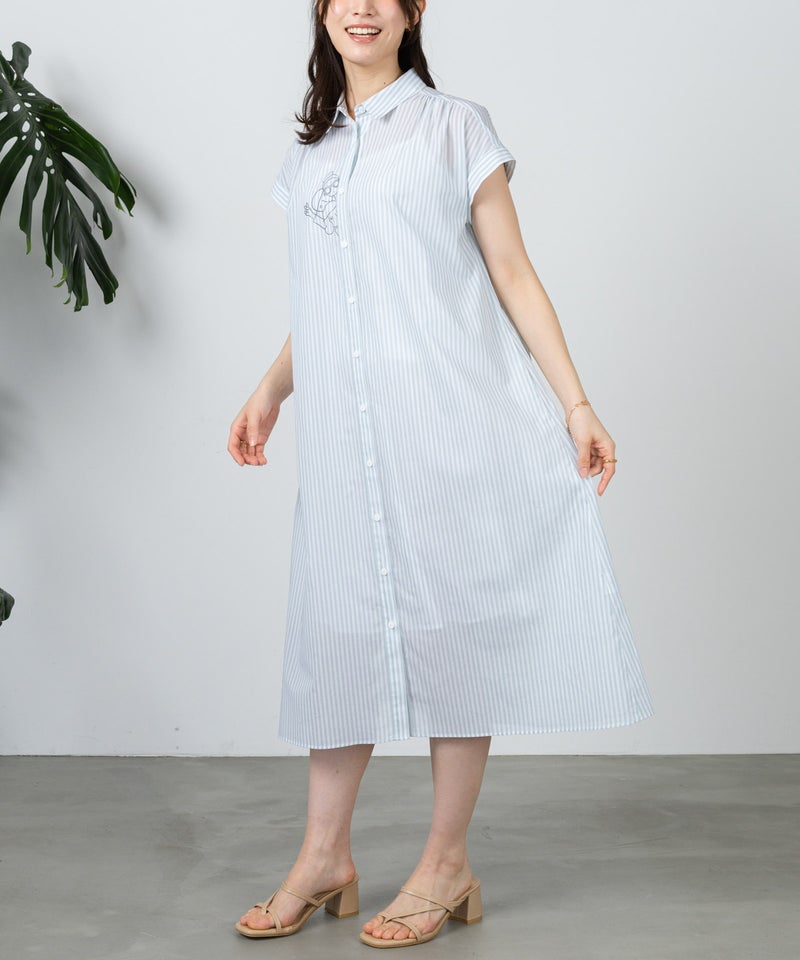 モデル着用画像（ライトグリーン）
