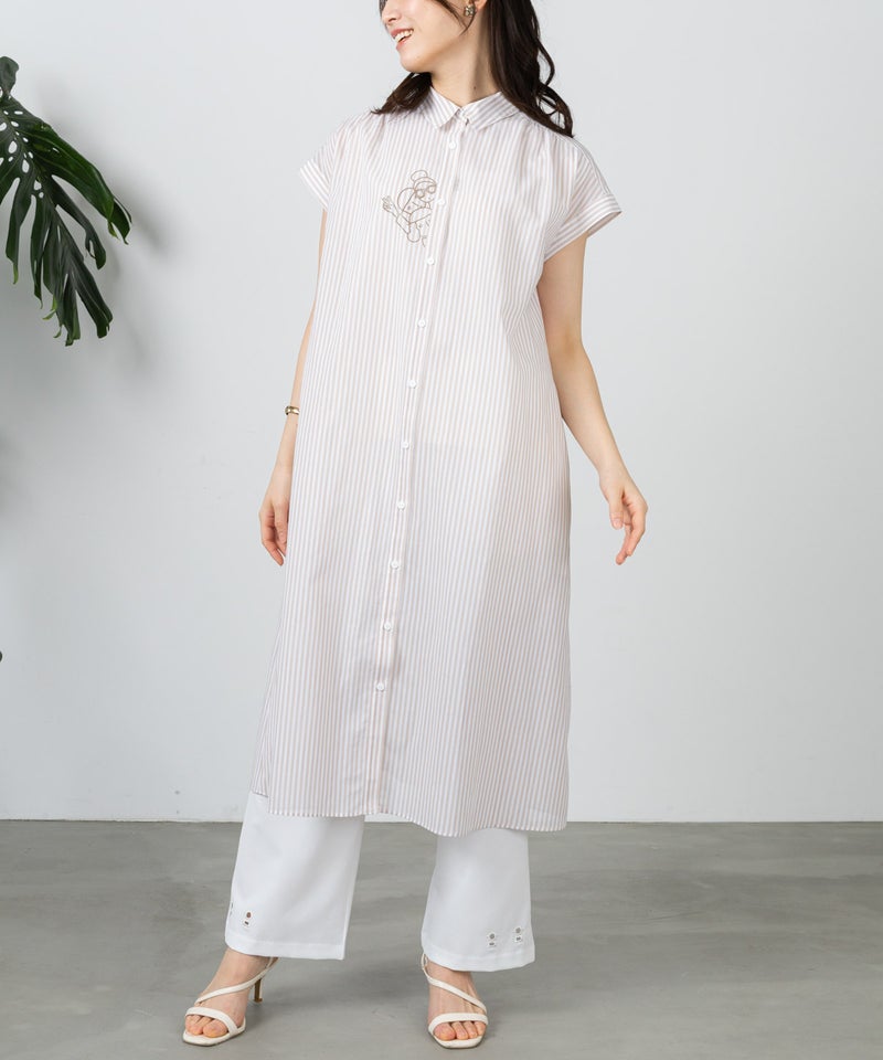 モデル着用画像（ベージュ）