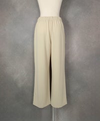 UV速乾ストレートワイドパンツ(ベージュ)後ろ