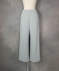UV速乾ストレートワイドパンツ(ライトグレー)前