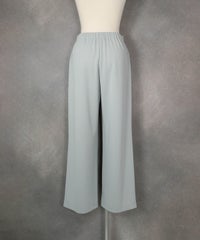 UV速乾ストレートワイドパンツ(ライトグレー)後ろ