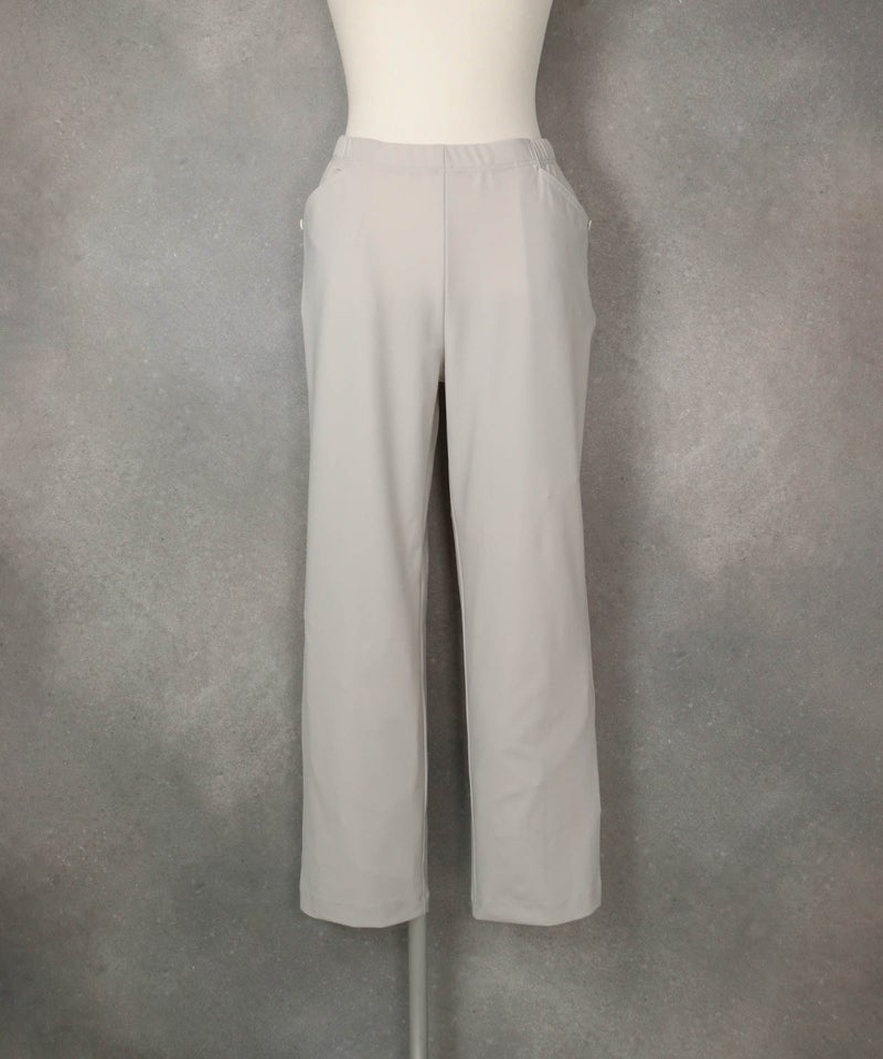 冷感速乾サマーハイテンションパンツ（ライトグレー）前