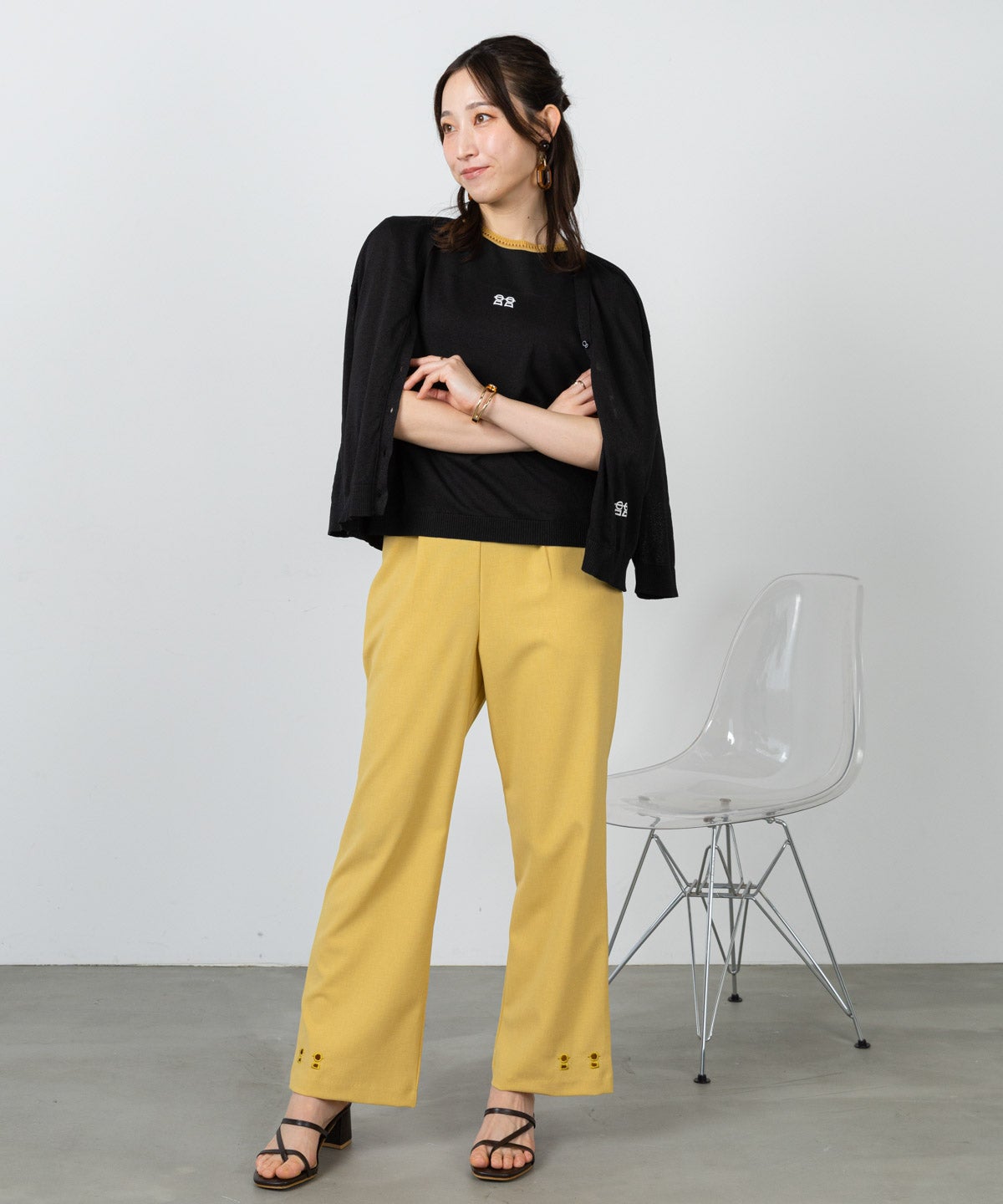 モデル着用画像(イエロー)