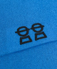 胸元ピコシルエット（ブルー）