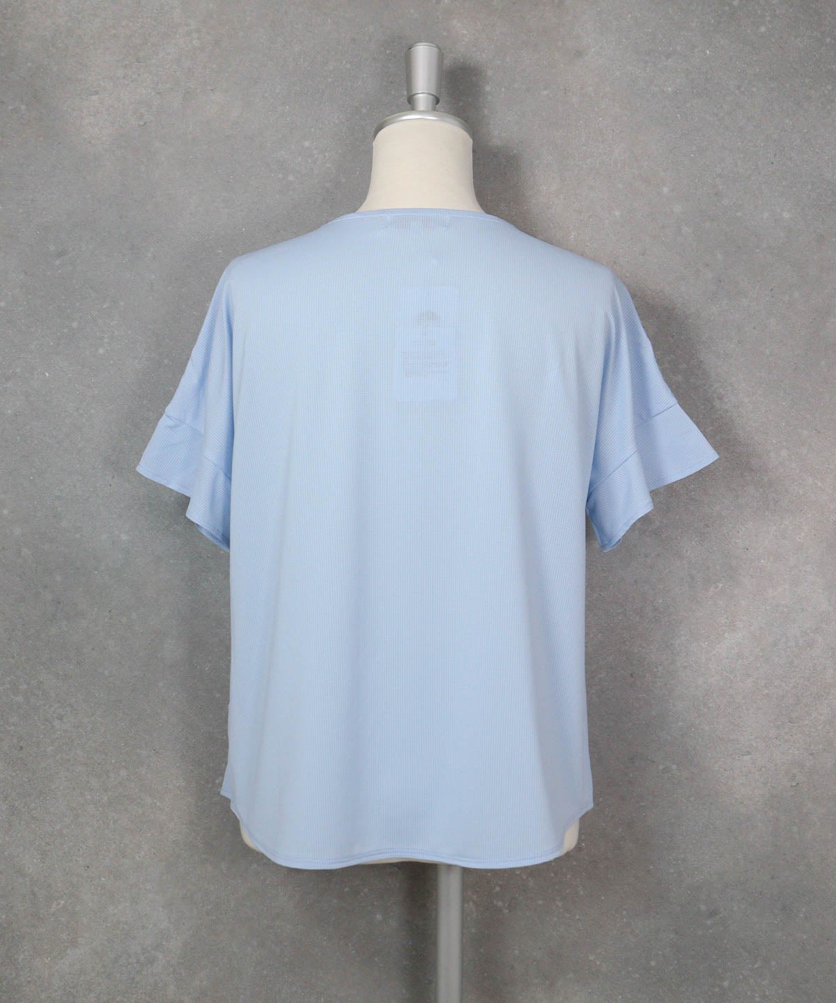 ドットロゴイラストプルオーバー（ライトブルー）後ろ