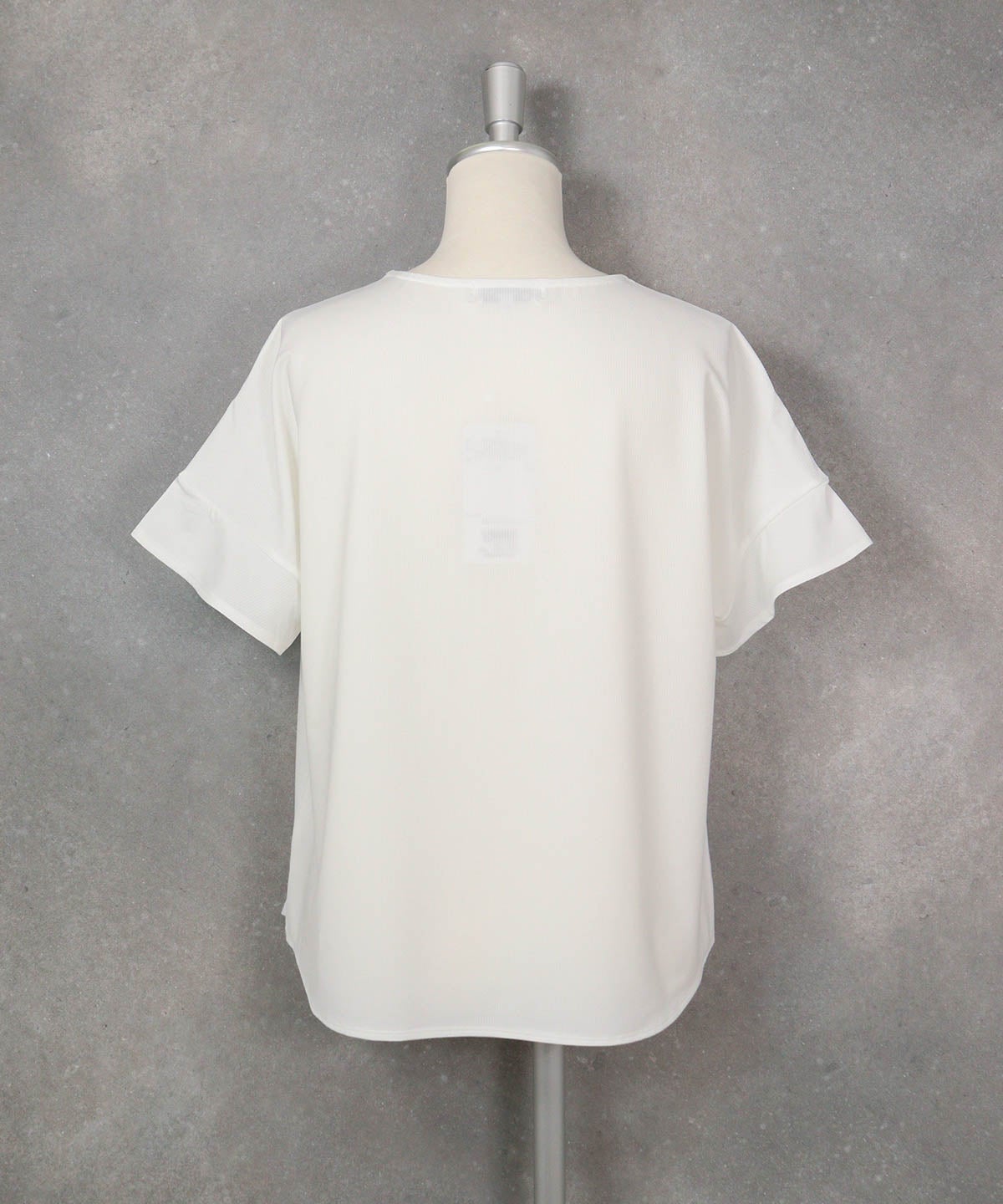 ドットロゴイラストプルオーバー（ホワイト）後ろ