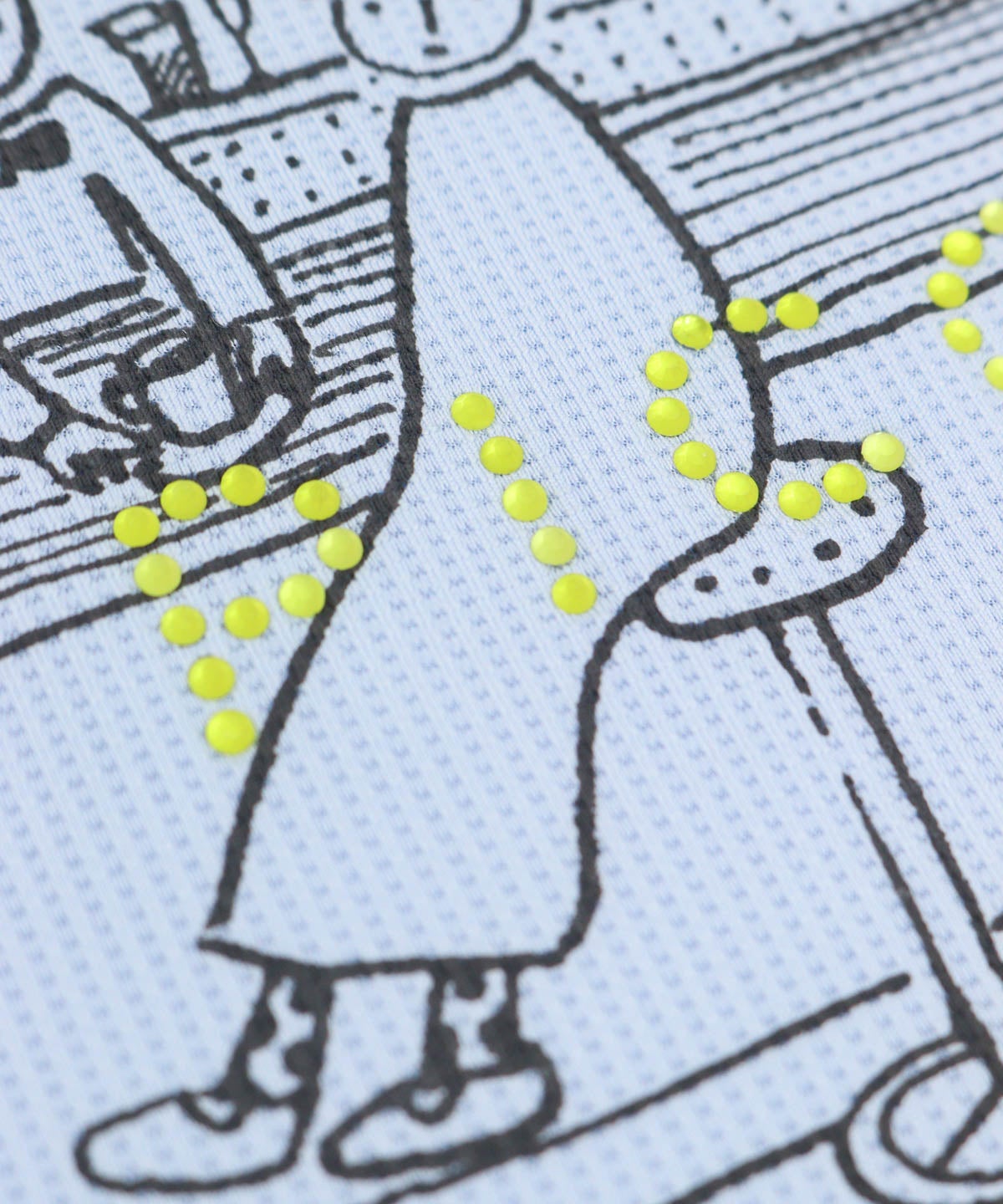 ドットイラストロゴ・ドット部分（ライトブルー）