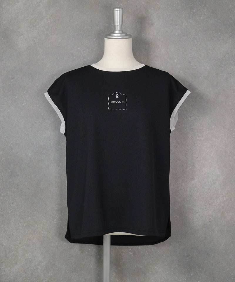 UV速乾フレンチプルオーバー(ブラック)前