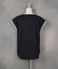 UV速乾フレンチプルオーバー(ブラック)後ろ