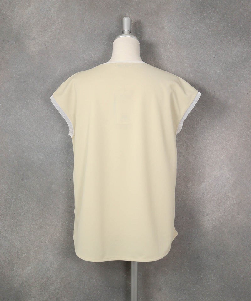 UV速乾フレンチプルオーバー(ベージュ)後ろ