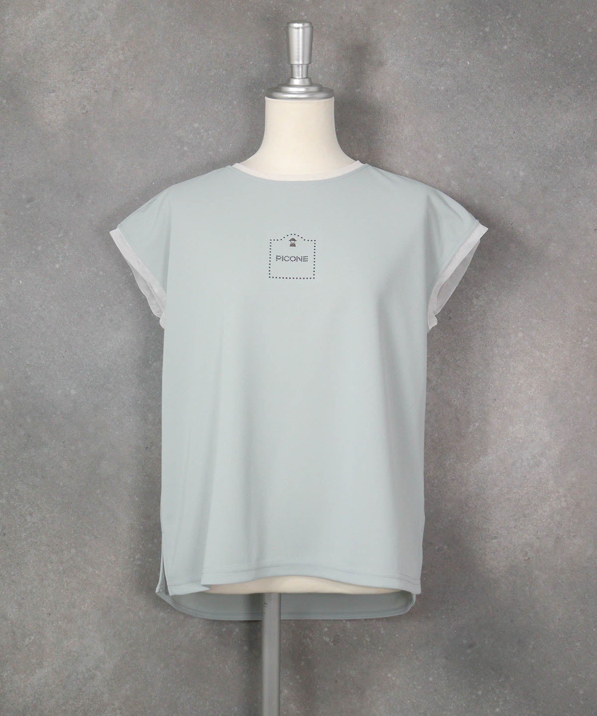 UV速乾フレンチプルオーバー(ライトグレー)前