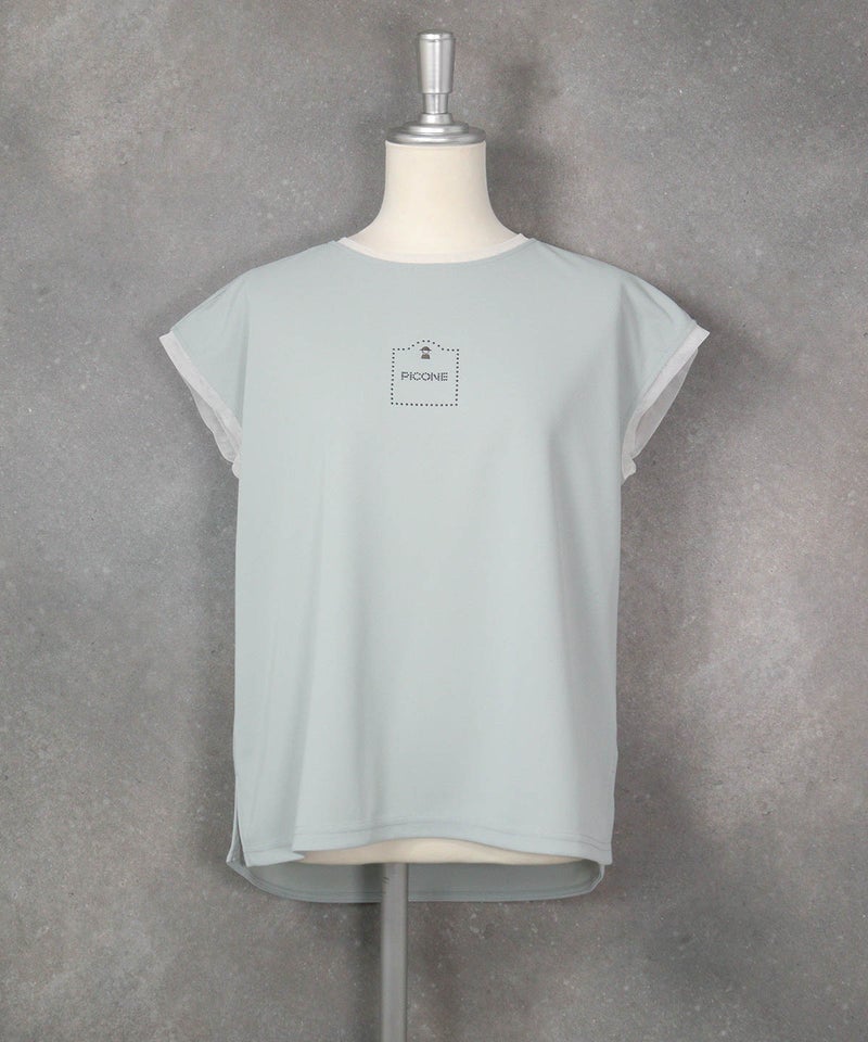 UV速乾フレンチプルオーバー(ライトグレー)前