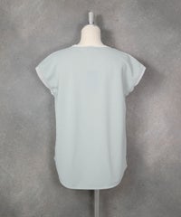 UV速乾フレンチプルオーバー(ライトグレー)後ろ