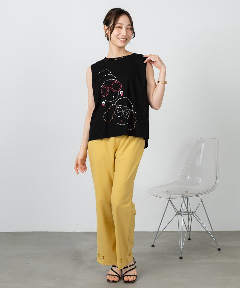 モデル着用画像（ブラック×マルチ）