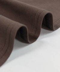 裾・生地感（ブラウン）