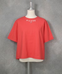 立体刺繍UV冷感プルオーバー（オレンジ）前