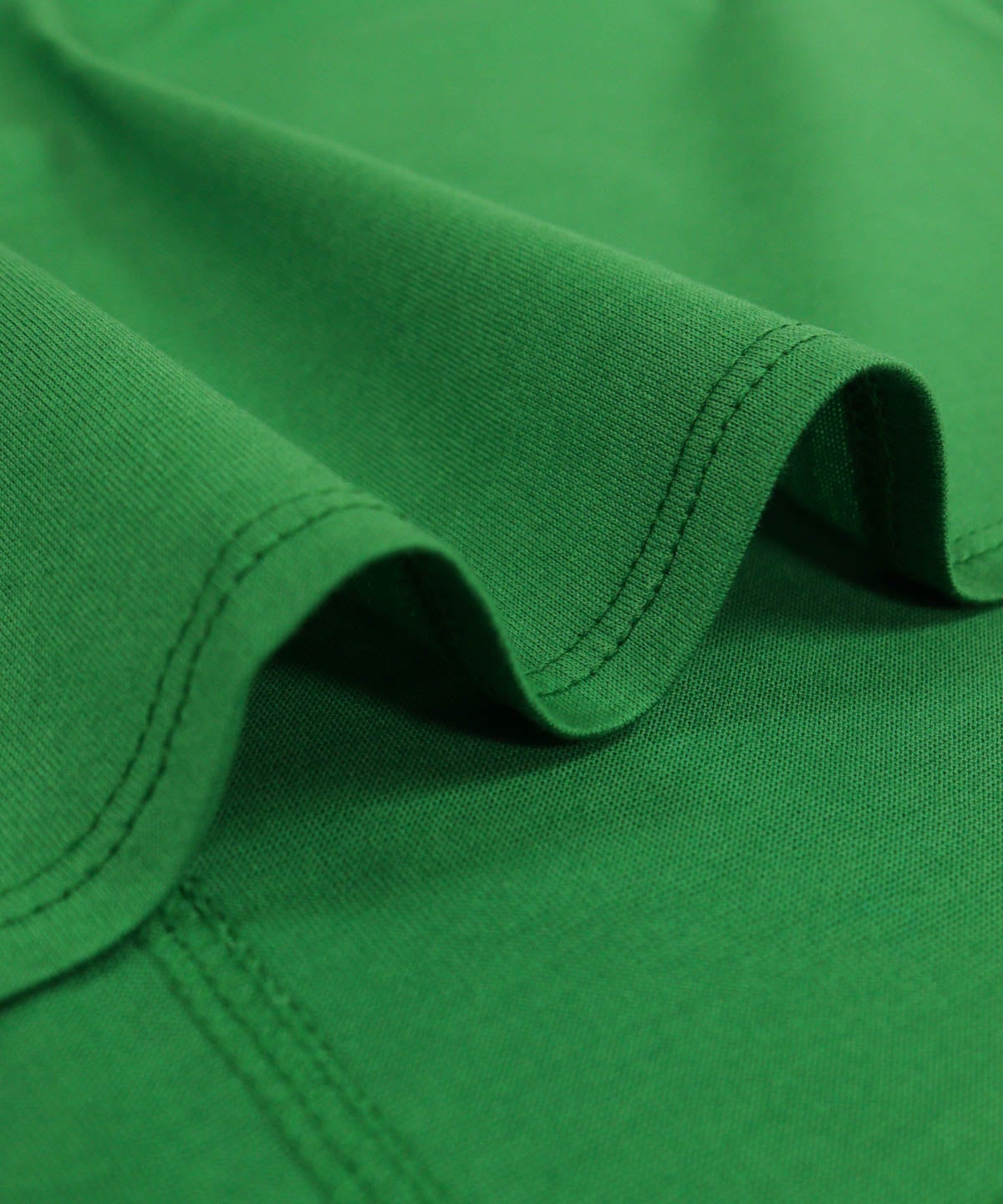 裾・生地感（グリーン）
