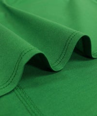 裾・生地感（グリーン）