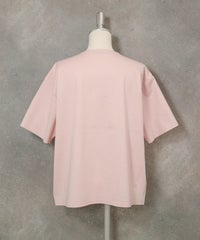 コットン100％ラメ刺繍プルオーバー(ピンク)後ろ