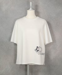 UV冷感プリントプルオーバー（ホワイト）前