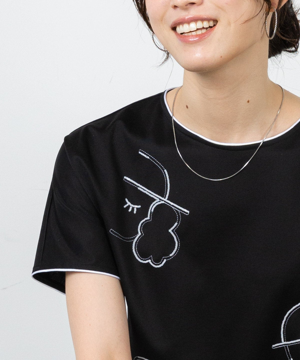 スパンコール刺繍UV冷感プルオーバー|スタジオピッコーネ - ゴルフ