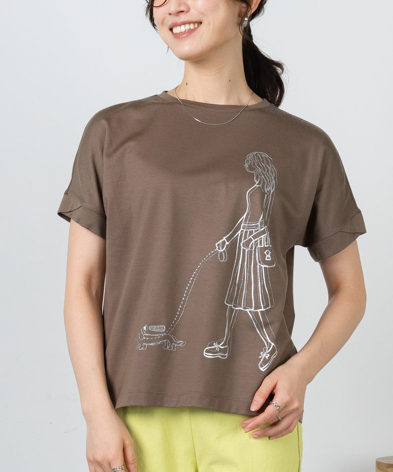 モデル着用画像（ブラウン）