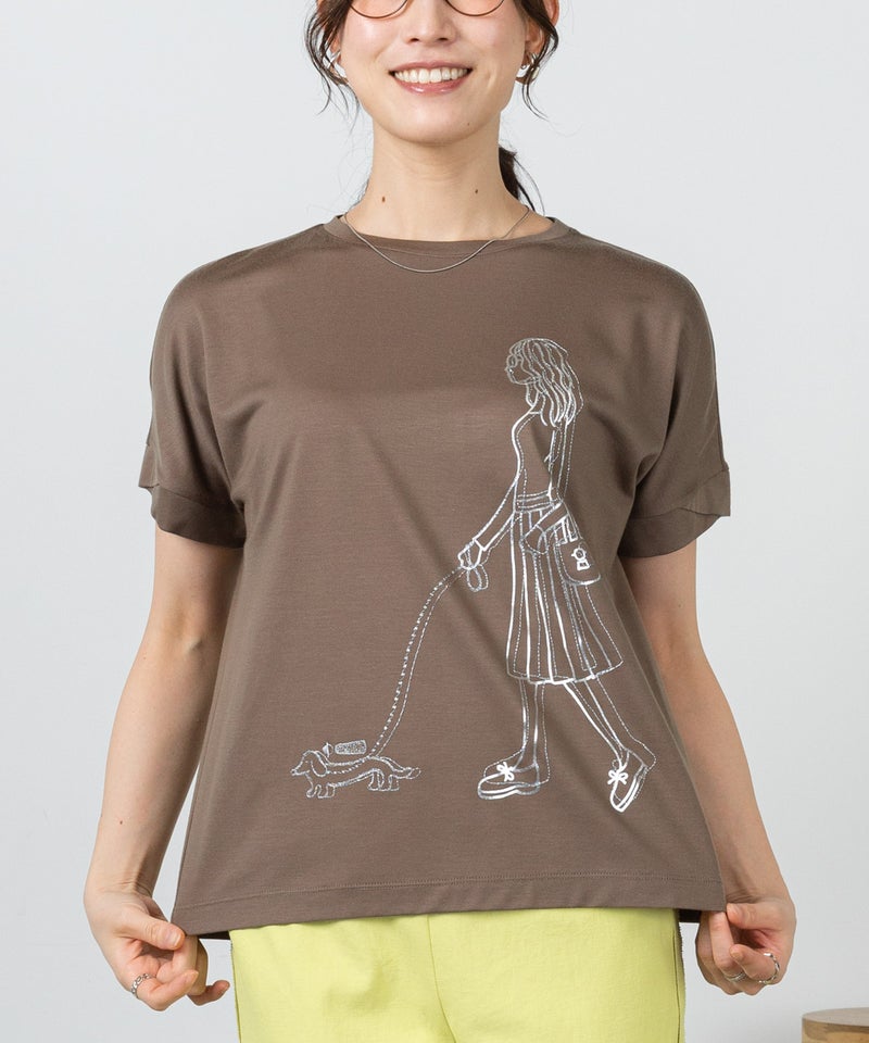 モデル着用画像（ブラウン）