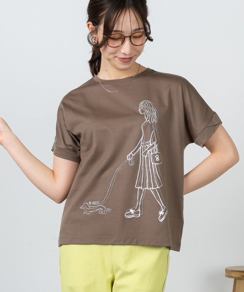 モデル着用画像（ブラウン）