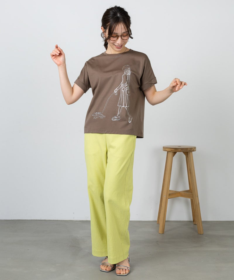 モデル着用画像（ブラウン）