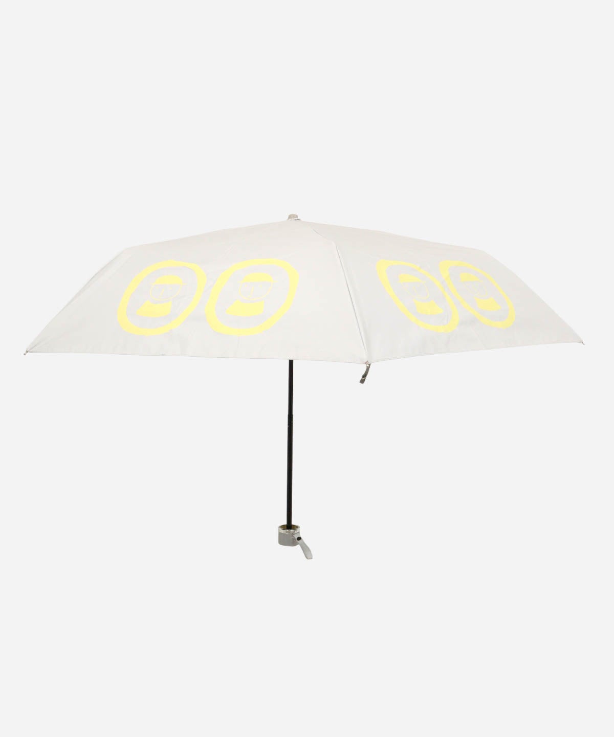 晴雨兼用折り畳み傘-circle-(ライトグレー)