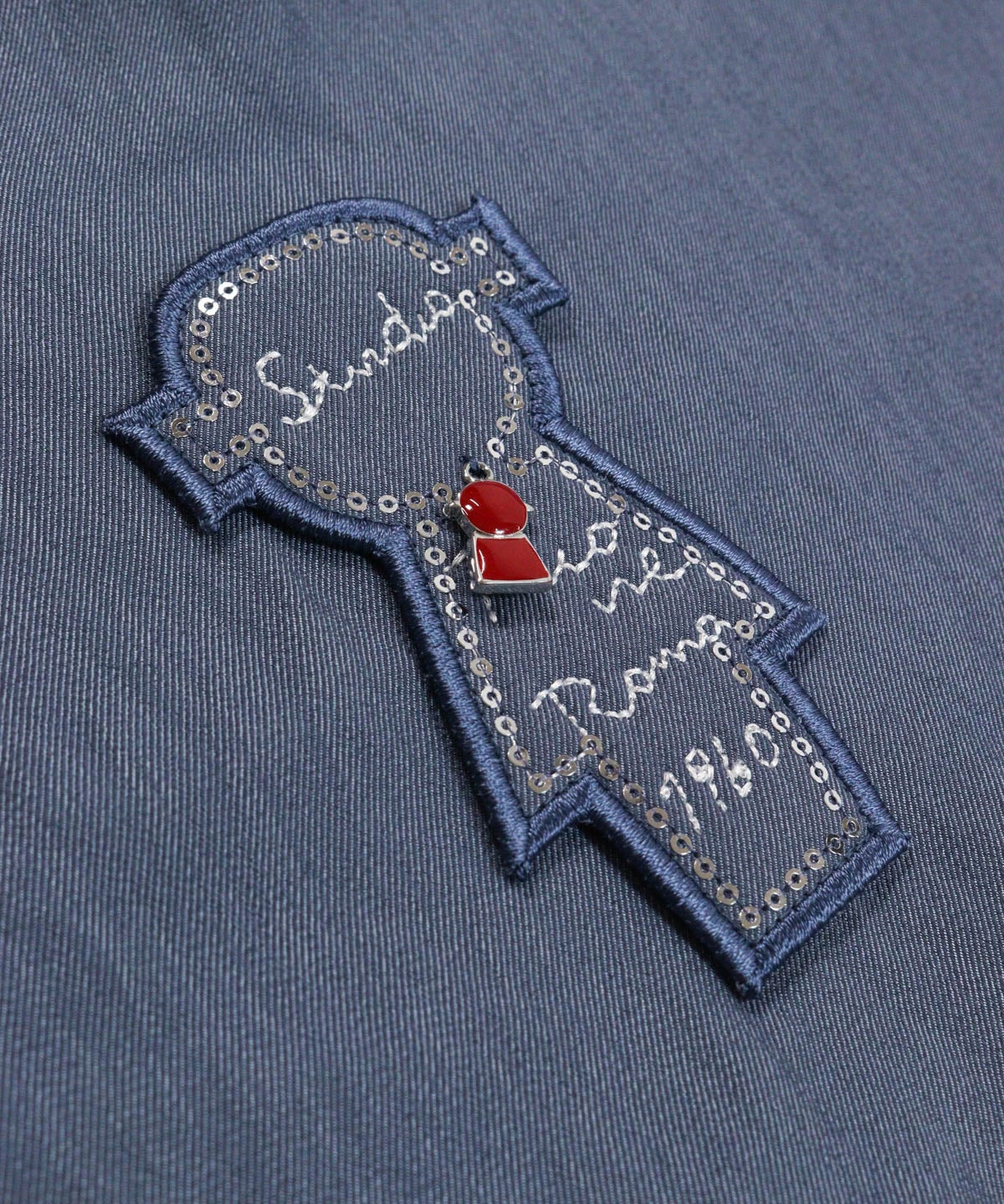 胸元デザインアップ(ブルー)